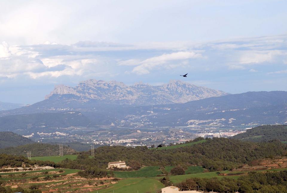 4.4.2014 vista de Montserrat  Argençola -  Ramon Sunyer