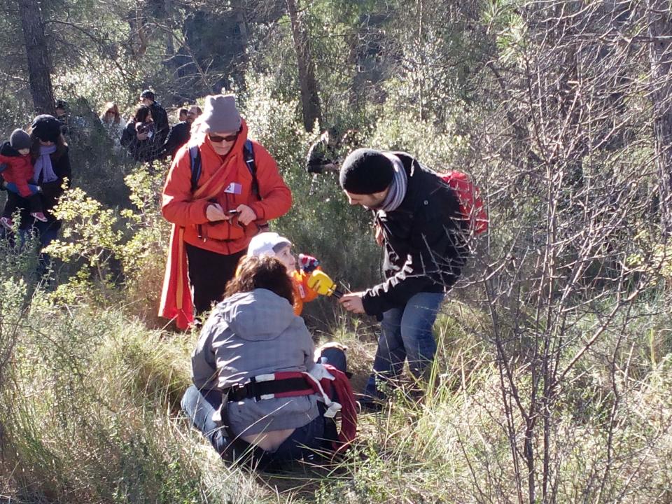 8.12.2014 La descoberta del tió un moment màgic  Clariana -  Marià Miquel