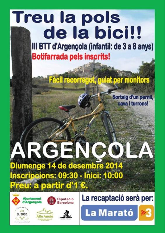 cartell Treu la pols de la bici, pedalada infantil