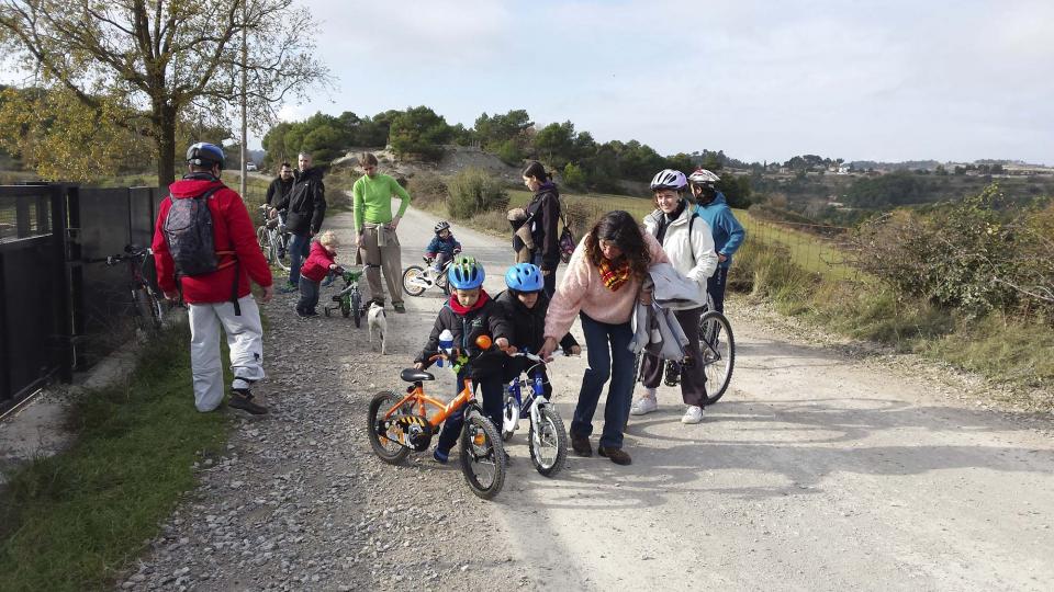 Els petits van disfrutar de la pedalada - Argençola