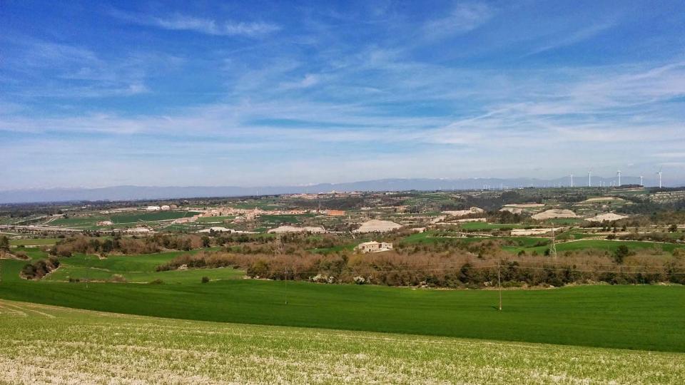 5.4.2015 Paisatge cal Manel i Montmaneu  Carbasí -  Ramon Sunyer