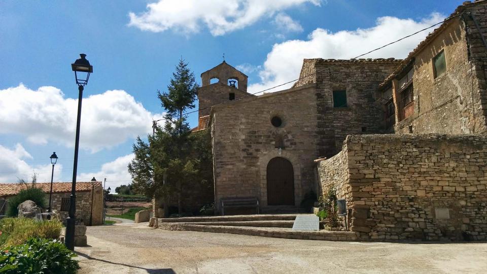 19.4.2015 Església de Sant Bartomeu romànic S XI  Carbasí -  Ramon Sunyer