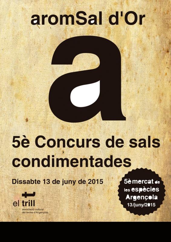 5è Concurs de sals condimentades d’Argençola - Argençola