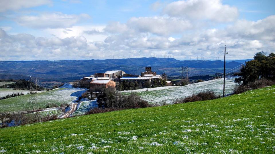 28.2.2016 paisatge nevat  Carbasí -  Ramon Sunyer