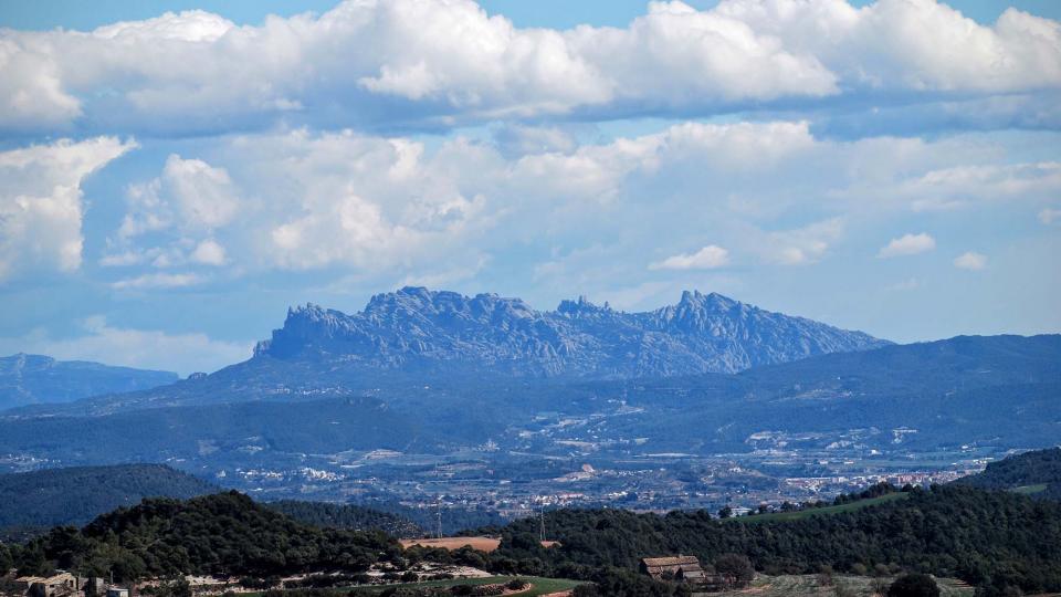 6.3.2016 vista de Montserrat  Argençola -  Ramon Sunyer