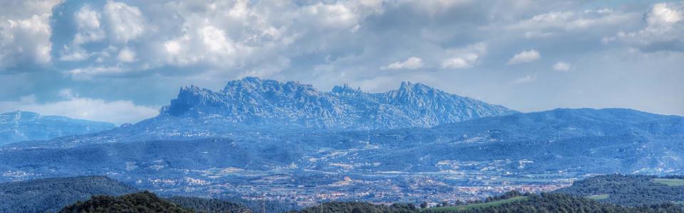 6.3.2016 panoràmica de Montserrat  Argençola -  Ramon Sunyer