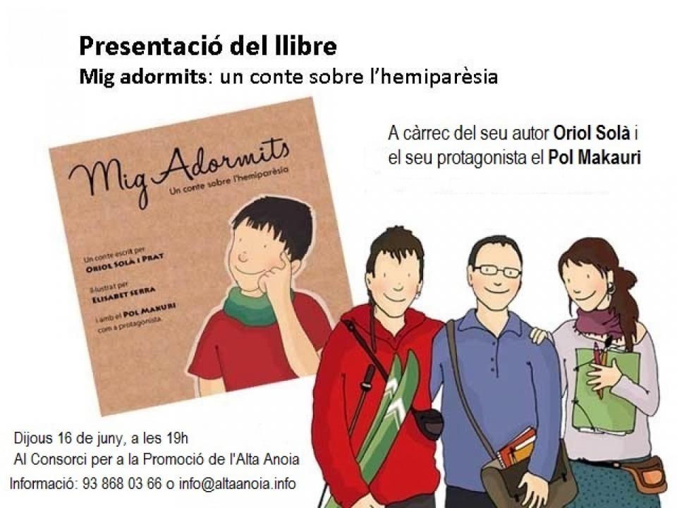 cartell Presentació del llibre 'Mig adormits'