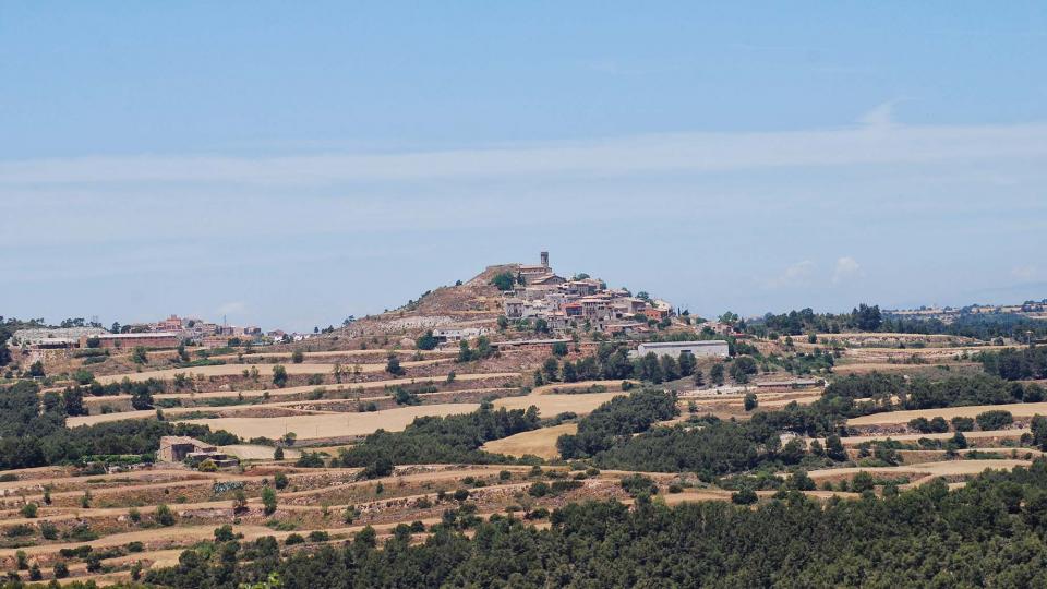 3.7.2016 Vista d'Argençoila des dels Plans de Ferran  Argençola -  Ramon  Sunyer