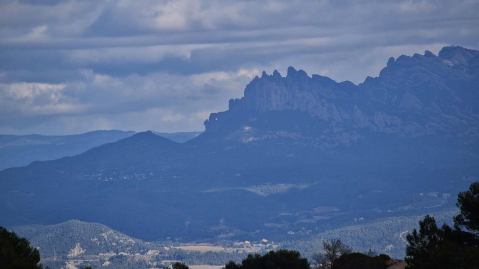 6.11.2016 vista de Montserrat  La Goda -  Ramon Sunyer