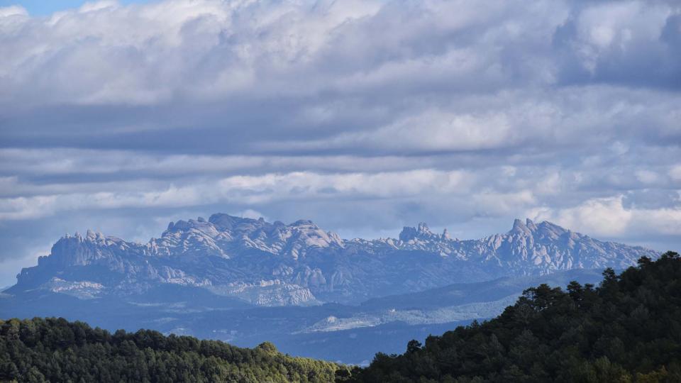 6.11.2016 vista de Montserrat  La Goda -  Ramon Sunyer