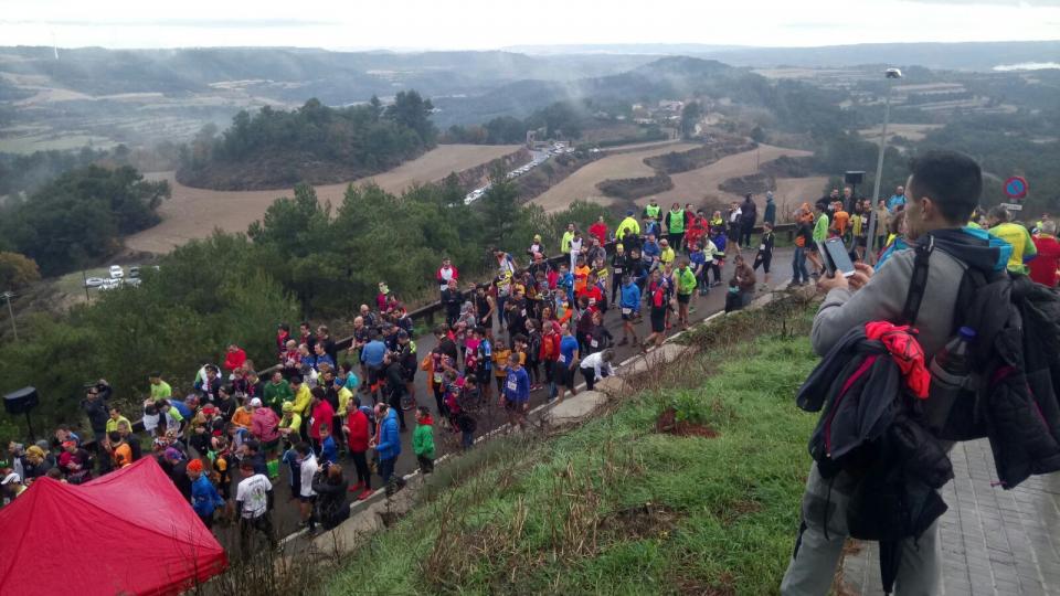 28.11.2016 Els corredors esperant per sortir  Argençola -  David Sánchez