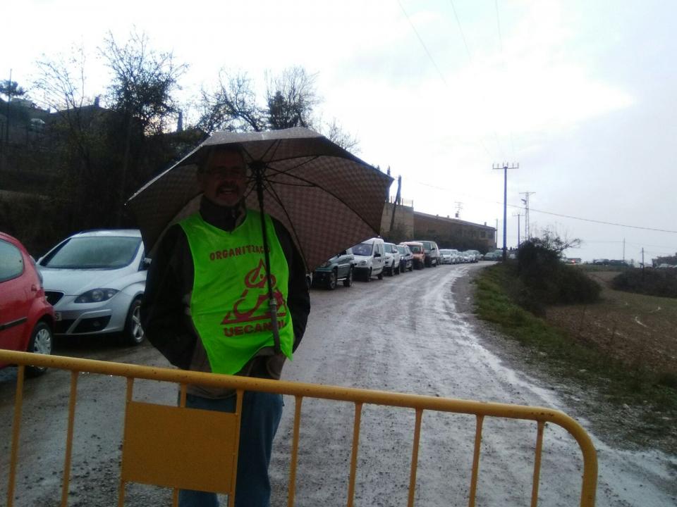 28.11.2016 Punt de control a la pista de Clariana  Argençola -  Maria Descarrega