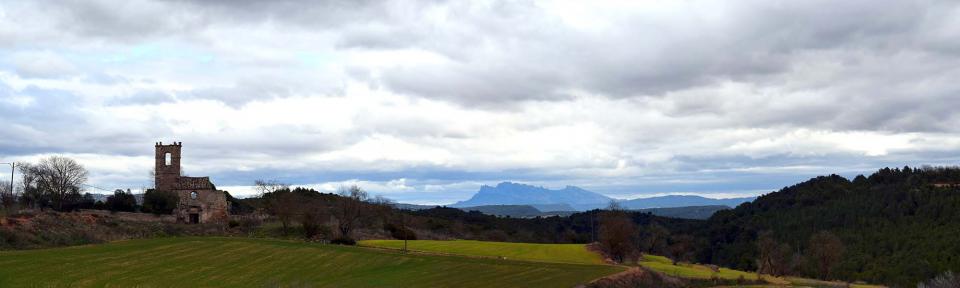 22.1.2017 Montserrat al fons  Albarells -  Ramon Sunyer