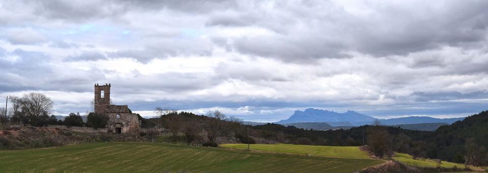 22.1.2017 Montserrat al fons  Albarells -  Ramon Sunyer