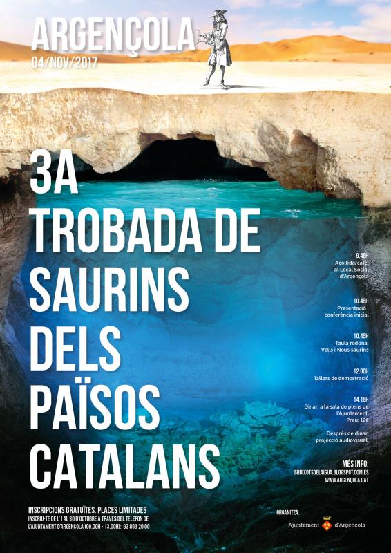 cartell 3a Trobada de Saurins dels Països Catalans