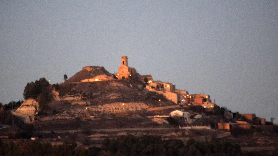 16.12.2017 vista al capvespre  Argençola -  Ramon  Sunyer