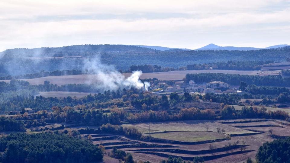 27.11.2017 vista de la Pobla de Caribenys  Argençola -  Ramon  Sunyer