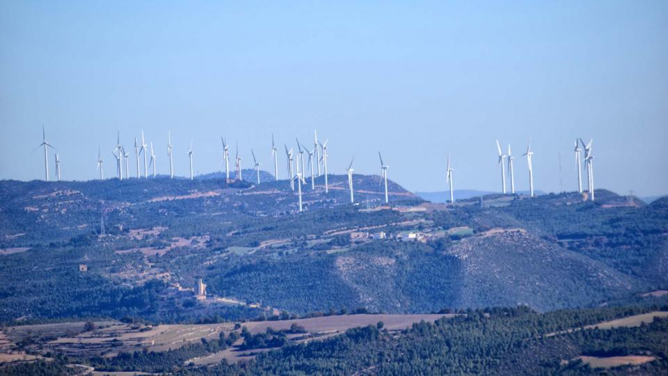 27.11.2017 vista de Rubió i les Maioles  Argençola -  Ramon  Sunyer