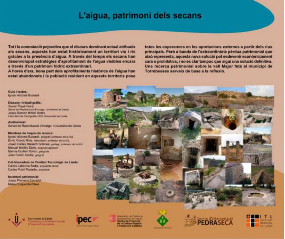 Exposició L’aigua patrimoni dels secans