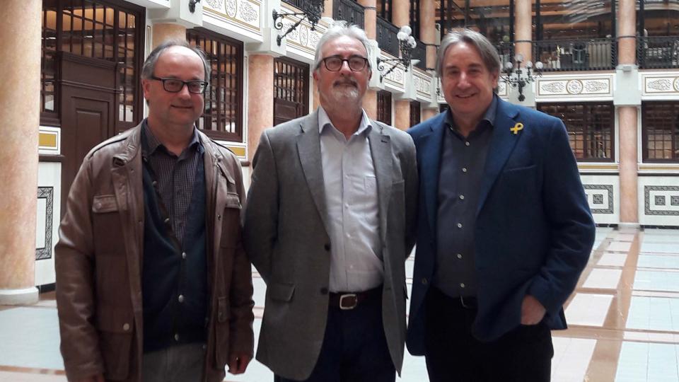 Reunió amb Juanjo Puigcorbé, diputat de Cultura de la Diputació de Barcelona