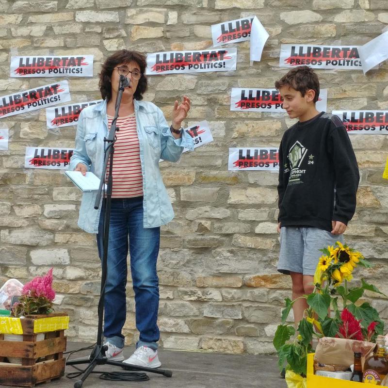 26.5.2018 La Imma Martínez en el sorteig de les paneres  Argençola -  Martí Garrancho