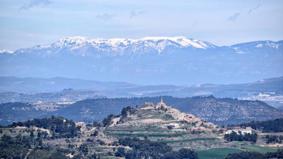 28.3.2018 vista a la primavera  Argençola -  Ramon  Sunyer