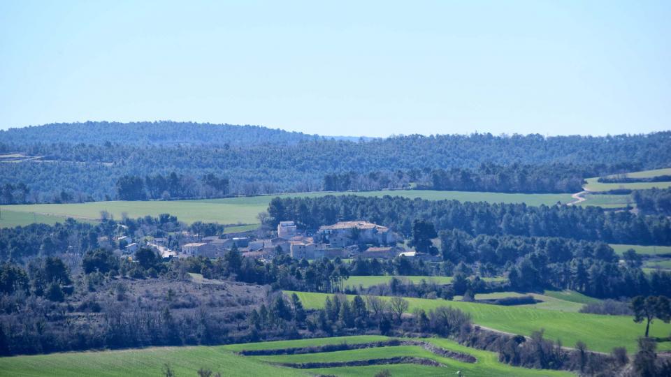 28.3.2018 Vista de la Pobla de Carivenys  Argençola -  Ramon Sunyer