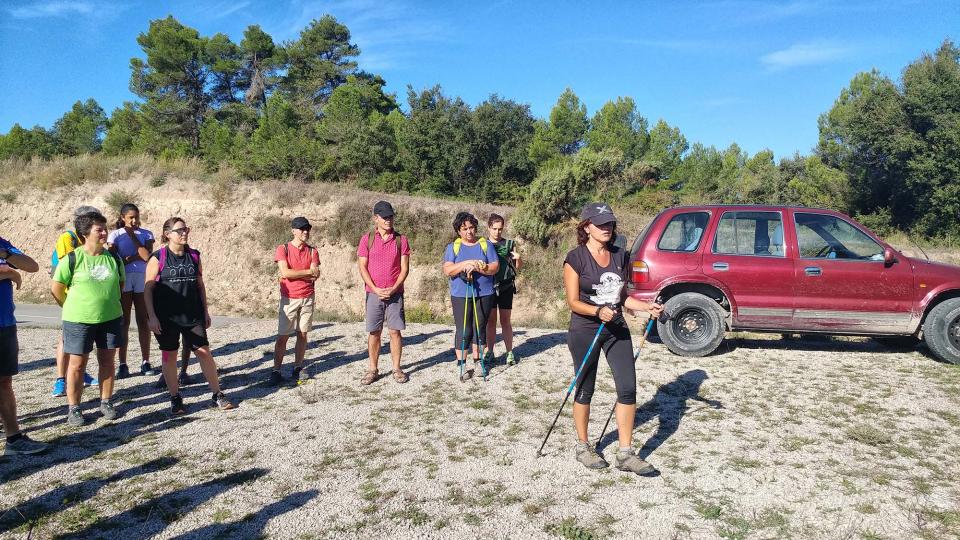 23.9.2018 Iniciació a la marxa nòrdica  Argençola -  Marina Berenguer