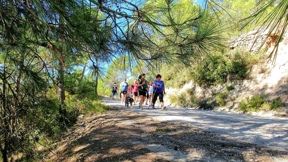 23.9.2018 Iniciació a la marxa nòrdica  Argençola -  Martí Garrancho