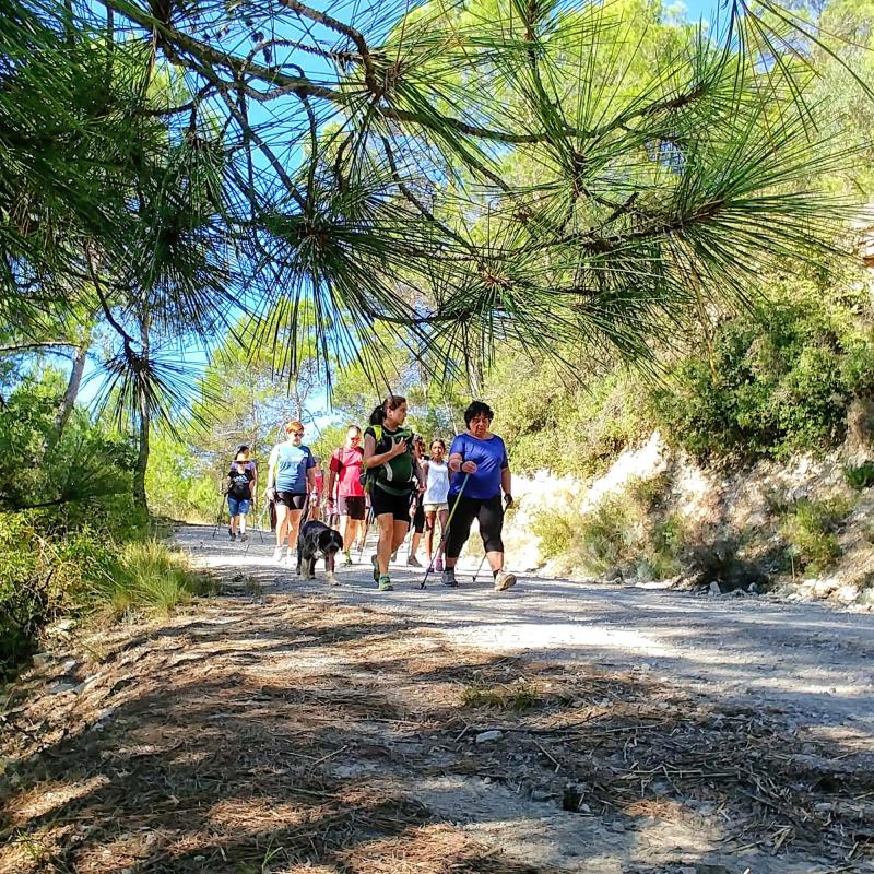 23.9.2018 Iniciació a la marxa nòrdica  Argençola -  Martí Garrancho