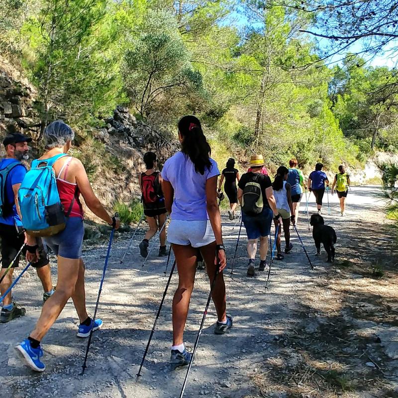 23.9.2018 Iniciació a la marxa nòrdica  Argençola -  Martí Garrancho