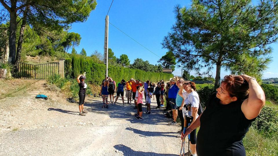 23.9.2018 Iniciació a la marxa nòrdica  Argençola -  Martí Garrancho