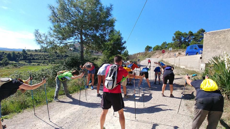 23.9.2018 Iniciació a la marxa nòrdica  Argençola -  Martí Garrancho