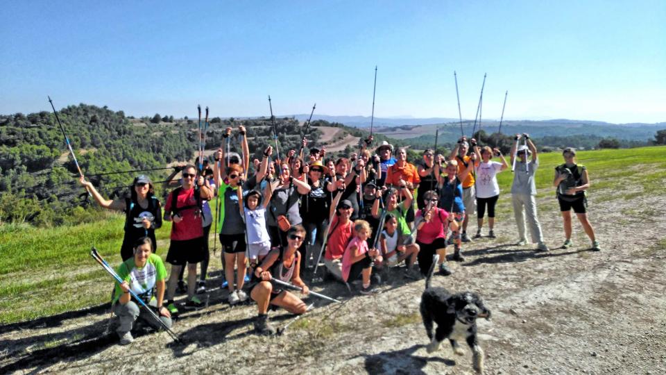 23.9.2018 Iniciació a la marxa nòrdica  Argençola -  Rural Salut