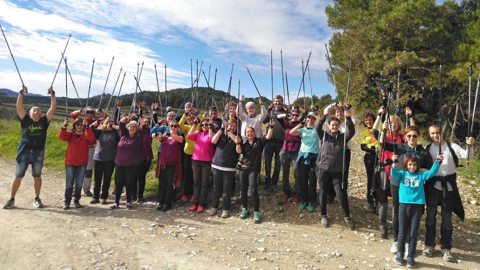 11.11.2018 Curs de Marxa Nòrdica  Argençola -  Rural Salut