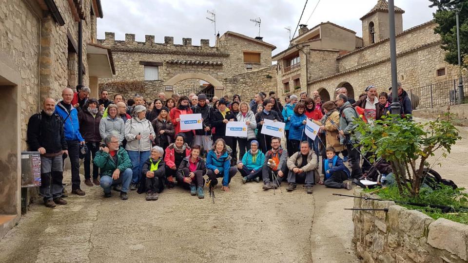 16.12.2018 Participants a la caminada popular i xino xano per la Maratò  Clariana -  Natxo Oñatibia