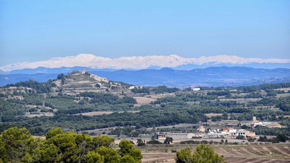 3.11.2018 Vista d'Argençola des de d'Aguiló  Argençola -  Ramon  Sunyer