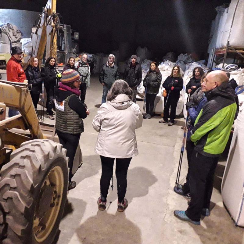 20.1.2019 Visita al molí d'Agricultura ecològica Pep Mestre  Argençola -  Natxo Oñatibia