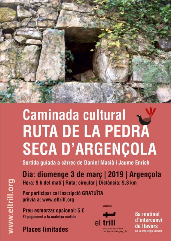 Caminada Ruta de la Pedra Seca d’Argençola - Argençola