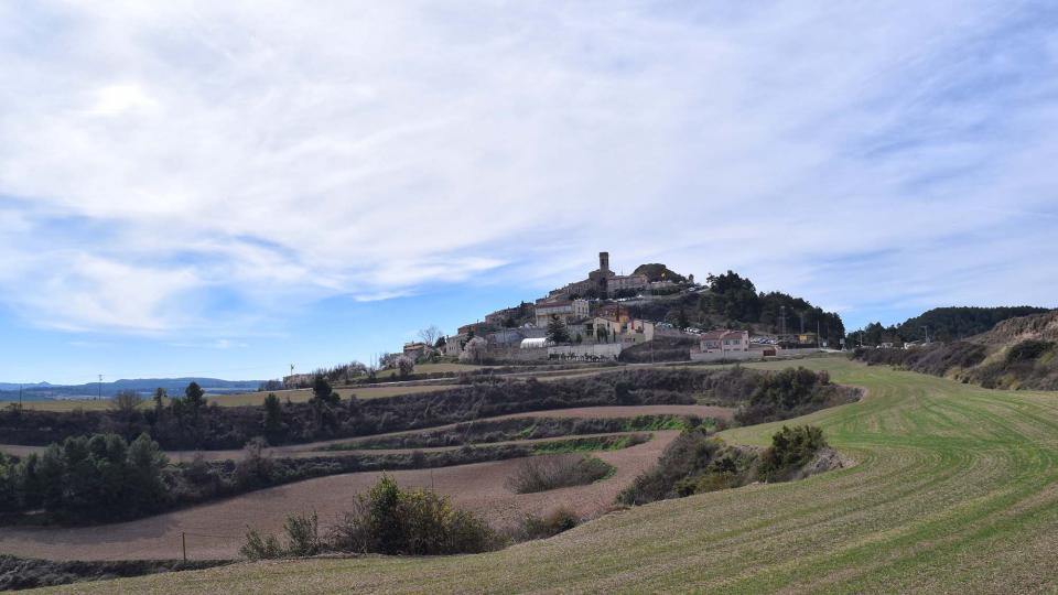 3.3.2019 vista del poble  Argençola -  Ramon Sunyer