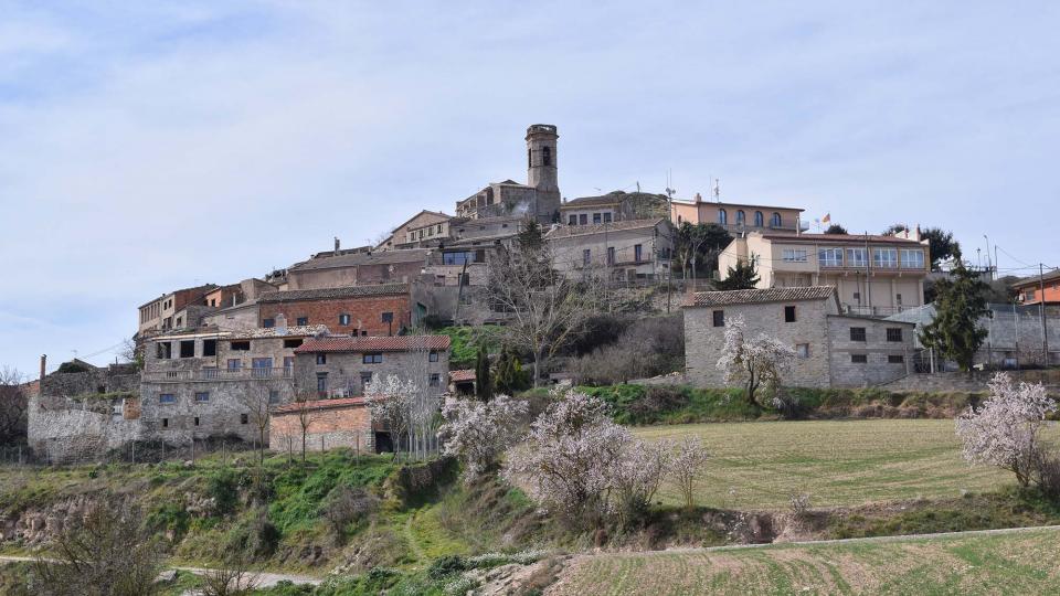 3.3.2019 vista del poble  Argençola -  Ramon Sunyer