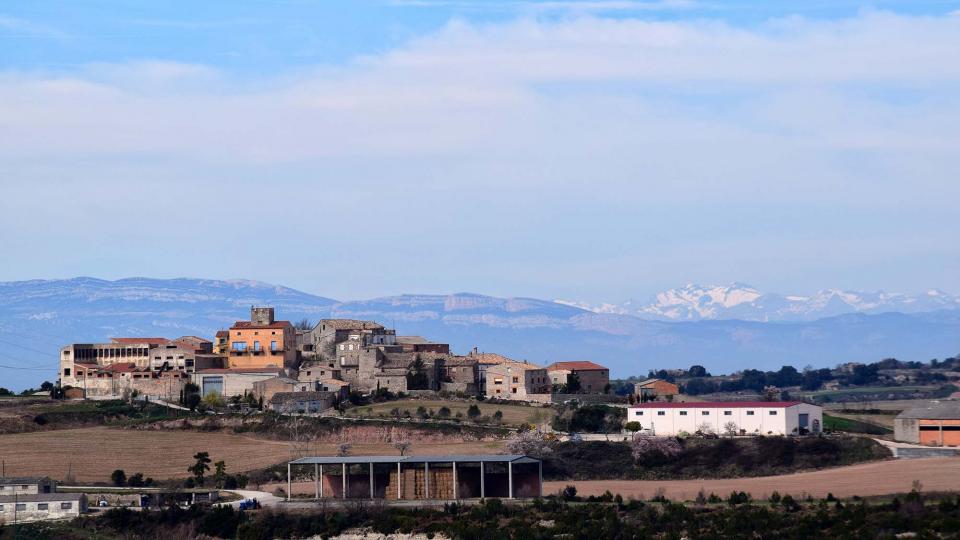 3.3.2019 vista del poble  Carbasí -  Ramon Sunyer