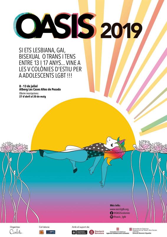 Colònies d’estiu OASIS per a adolescents LGTB