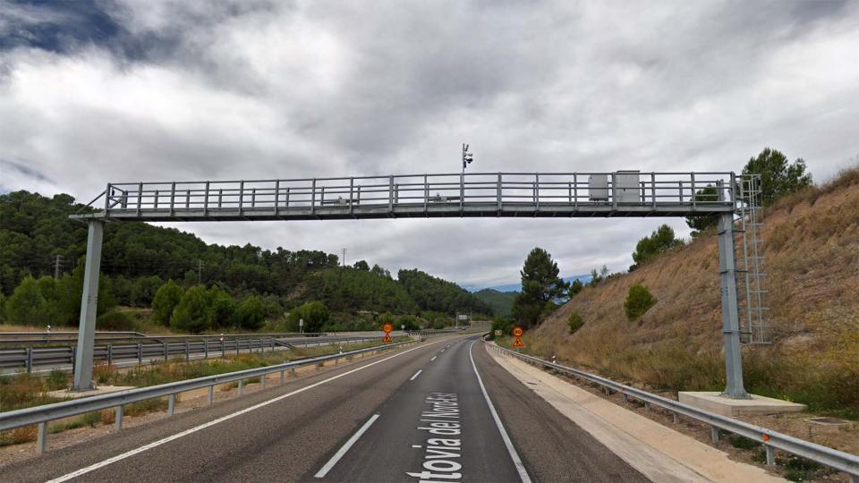 Radar de tram a l’A-2 entre Jorba i Argençola - Argençola