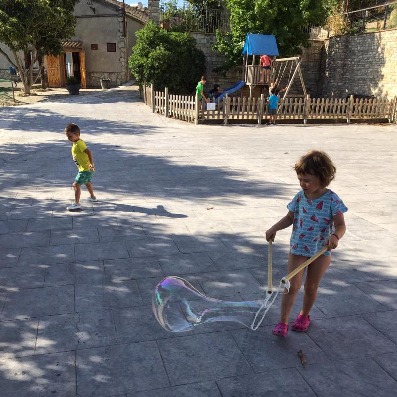 23.7.2019 Fent bombolles de sabó  Argençola -  Animans