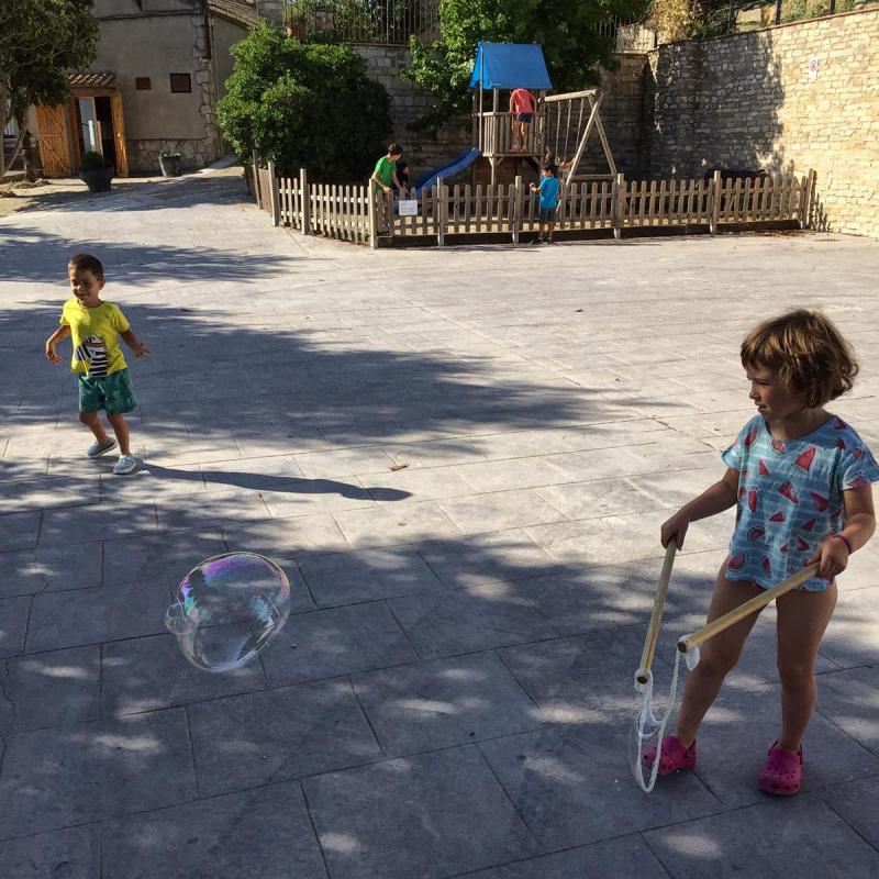 23.7.2019 Fent bombolles de sabó  Argençola -  Animans