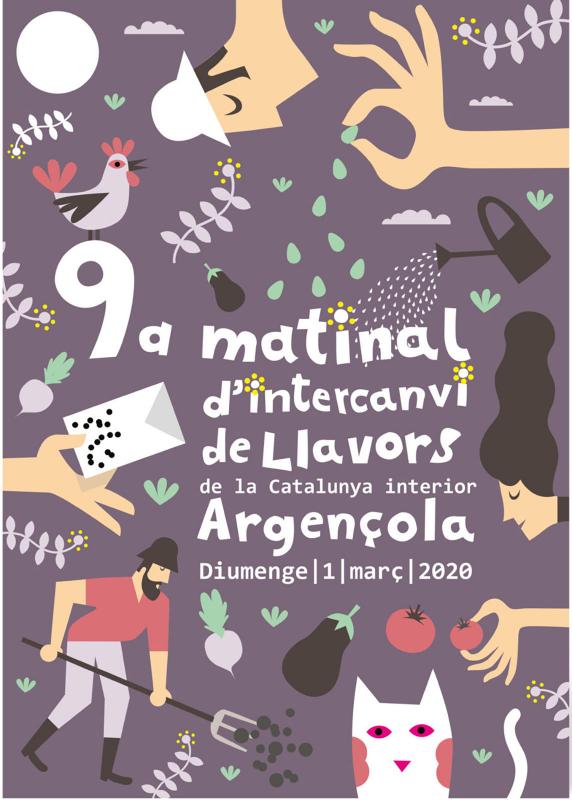 cartell 9a Matinal d’Intercanvi de Llavors de la Catalunya Interior