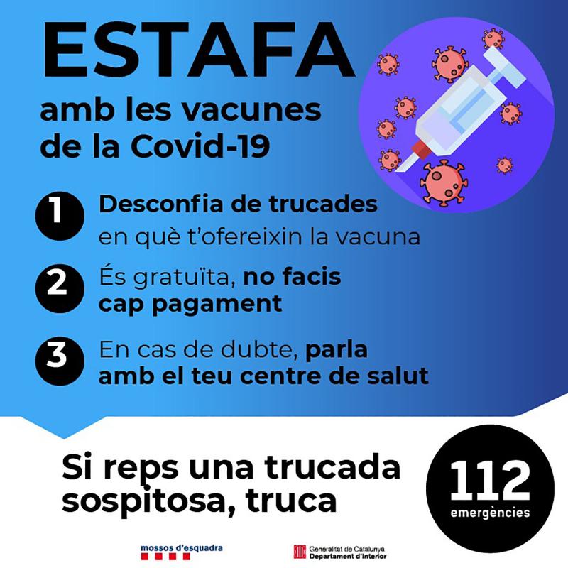 Estafa vacunes covid-19