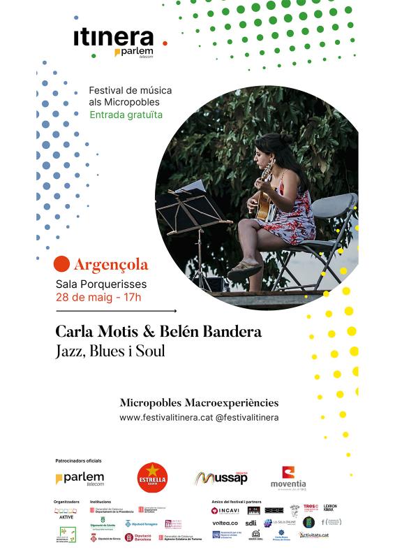 cartell Concert de Carla Motis & Belén Bandera
