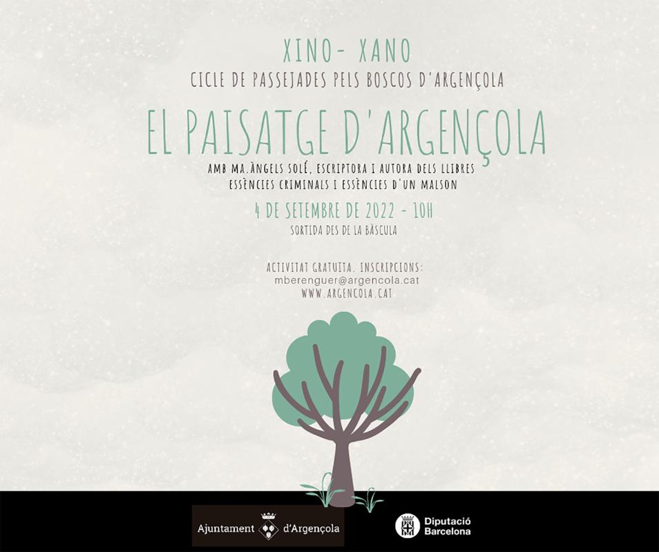 cartell Xino-xano, el paisatge d’Argençola